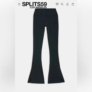 Splits59 Raquel High Waist Flare w/ Split Hem